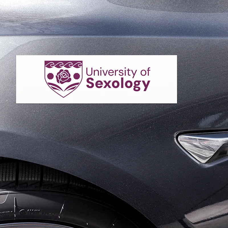 University of Sexology Car Magnet thumbnail 3