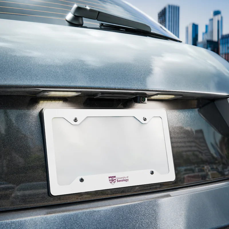 University of Sexology Metal License Plate Cover thumbnail 2