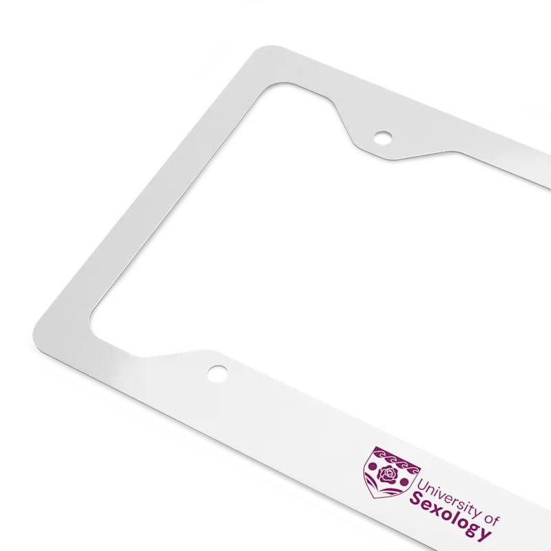 University of Sexology Metal License Plate Cover thumbnail 5